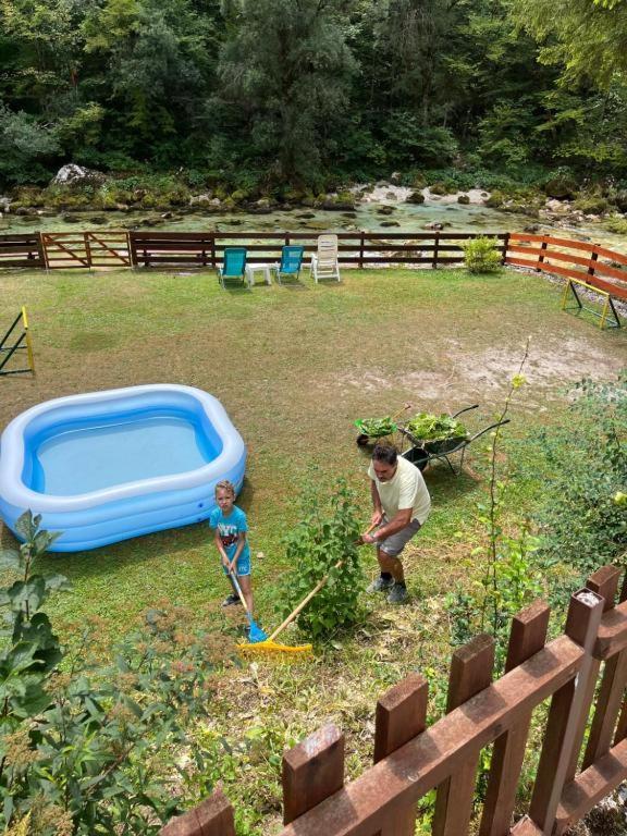 Apartmaji In Sobe Cuder Soča Dış mekan fotoğraf