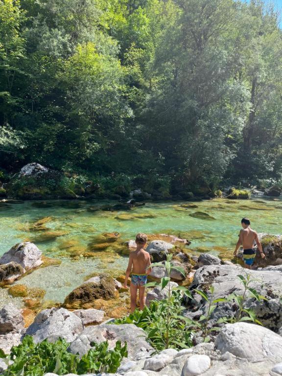 Apartmaji In Sobe Cuder Soča Dış mekan fotoğraf