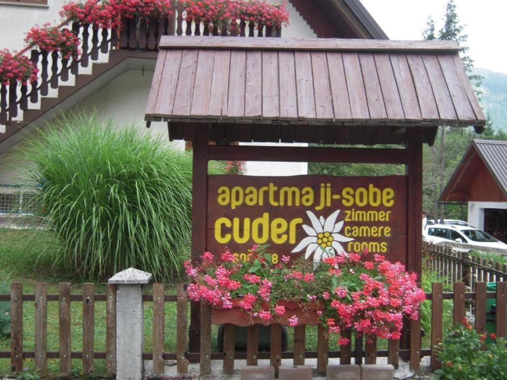 Apartmaji In Sobe Cuder Soča Dış mekan fotoğraf